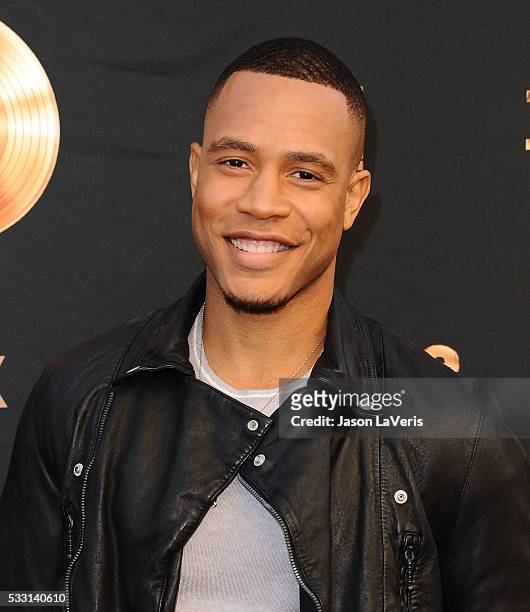 Actor Trai Byers attends the "Empire" FYC ATAS event at Zanuck Theater on May 20, 2016 in Los Angeles, California.