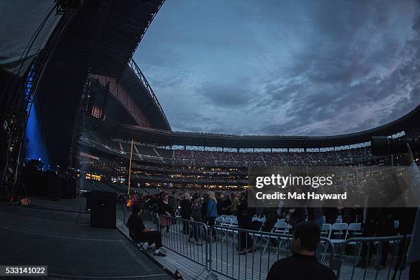 Billy Joel performs on stage at Safeco Field on May 20, 2016 in Seattle, Washington.