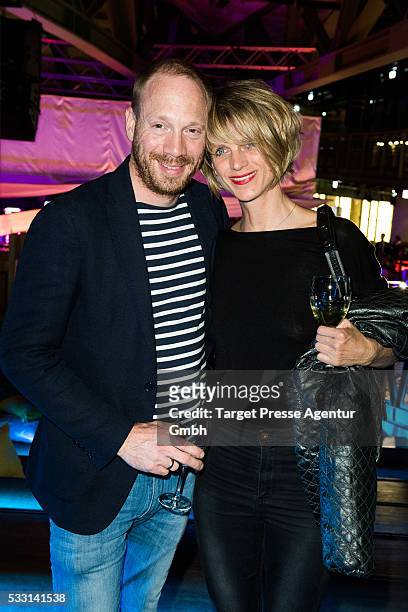 Johannes von Buelow and his wife Katrin during the Deutscher Schauspielerpreis on May 20, 2016 in Berlin, Germany.