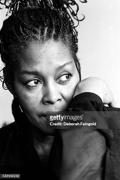 Deborah Feingold/Corbis via Getty Images) Portrait of jazz singer Abbey Lincoln