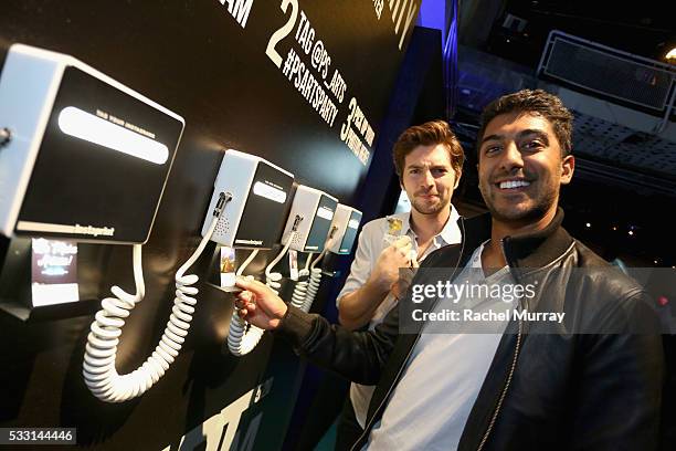 Actors Roberto Aguire and Ritesh Rajan attend the pARTy! - celebrating 25 years of P.S. ARTS on May 20, 2016 in Los Angeles, California.
