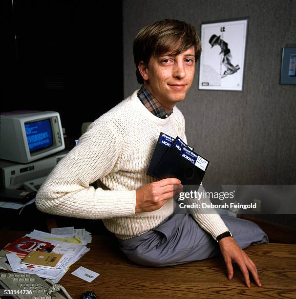 Deborah Feingold/Corbis via Getty Images) Founder of Microsoft Bill Gates