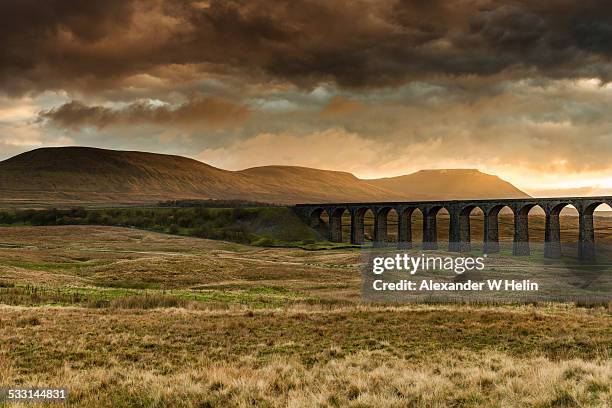 Lithograph Ribblehead 259 Ribblehead Viaducts Stock Photos, High-Res Pictures, and Images ...
