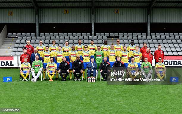 Ploegfoto: boven: Frijters -Raphaël Lecomte-Jore Trompet-Jordan Mustoe-Sherjill MacDonald-Mohamed Aoulad-Kevin Koffi-Filip Daems-Vanolst Midden:...