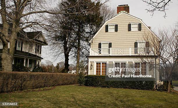 Real estate photograph of a house located at 112 Ocean Avenue in the town of Amityville, New York March 31, 2005. The Amityville Horror house rich...