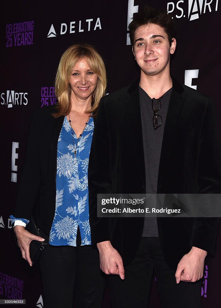 Actress Lisa Kudrow and son Julian Murray Stern attend P.S. Arts' The