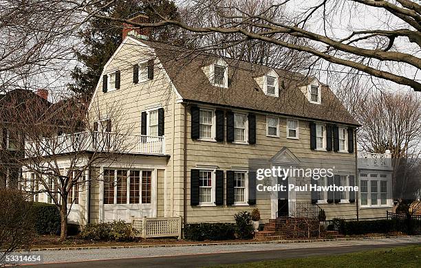 Real estate photograph of a house located at 112 Ocean Avenue in the town of Amityville, New York March 31, 2005. The Amityville Horror house rich...