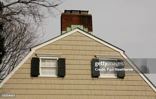 Real estate photograph of a house located at 112 Ocean Avenue in the town of Amityville, New York March 31, 2005. The Amityville Horror house rich...