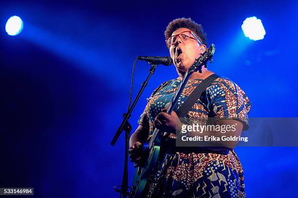 Brittany Howard of Alabama Shakes performs on May 20, 2016 in Gulf Shores, Alabama.