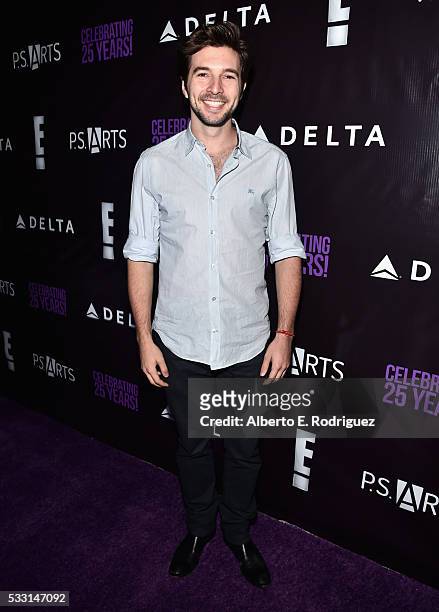 Actor Roberto Aguire attends P.S. Arts' The pARTy at NeueHouse Hollywood on May 20, 2016 in Los Angeles, California.