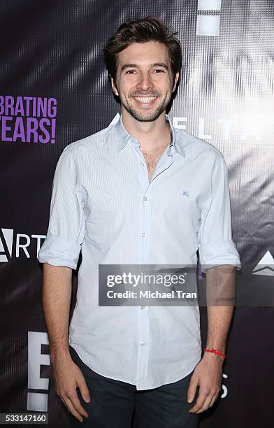 Roberto Aguire arrives at the P.S. Arts' The Party held at NeueHouse Hollywood on May 20, 2016 in Los Angeles, California.