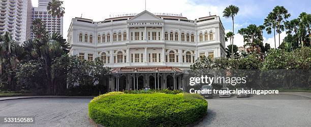 raffles hotel - raffles hotel stockfoto's en -beelden