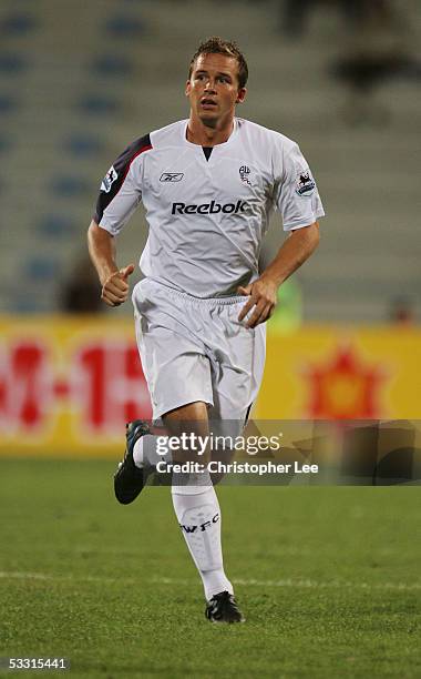 Kevin Davies of Bolton Wanderers during the FA Premier League Asia Trophy Final match between Thailand and Bolton Wanderers at the Rajamangala...