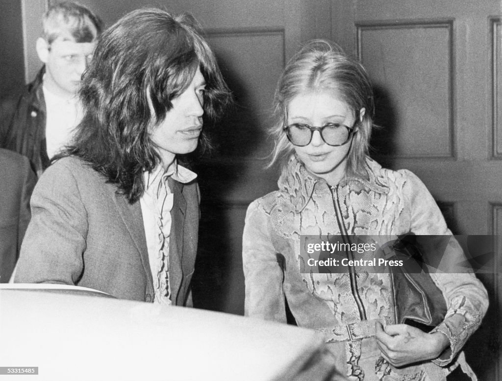 Jagger And Faithfull Leave Court