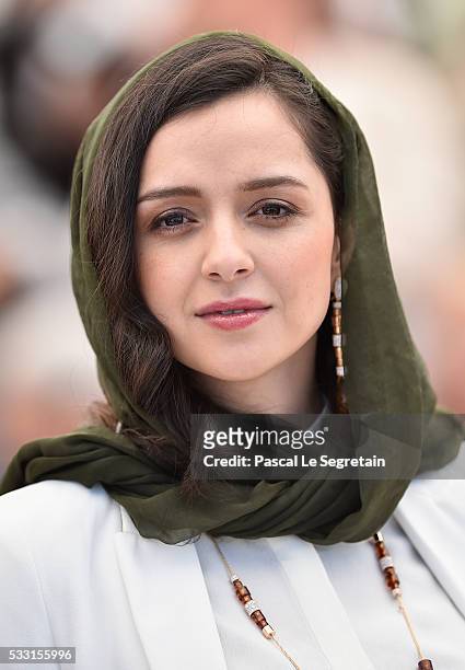 Taraneh Alidoosti attends "The Salesman " Photocall during the 69th annual Cannes Film Festival at the Palais des Festivals on May 21, 2016 in...