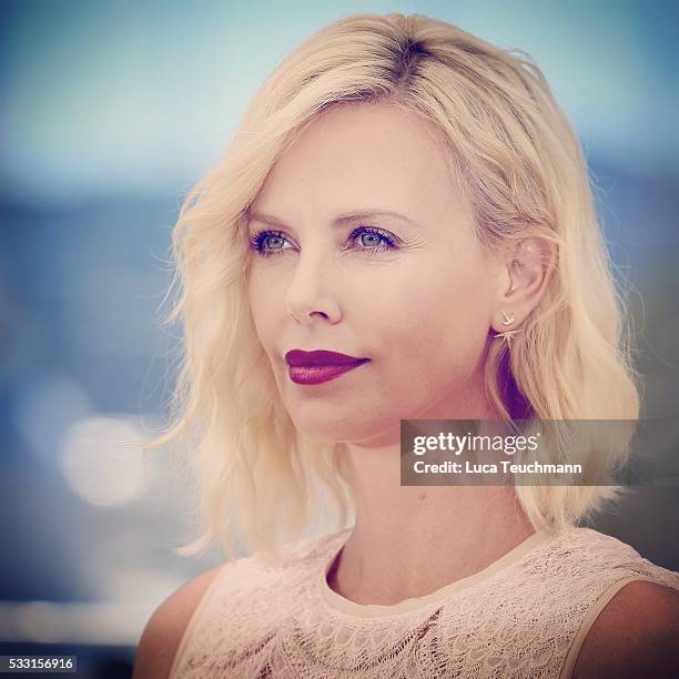 Actress Charlize Theron attends 'The Last Face' Photocall during the 69th annual Cannes Film Festival at the Palais des Festivals on May 20, 2016 in...