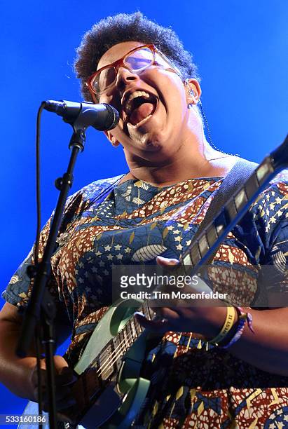 Brittany Howard of Alabama Shakes performs during the Hangout Music Festival on May 20, 2016 in Gulf Shores, Alabama.