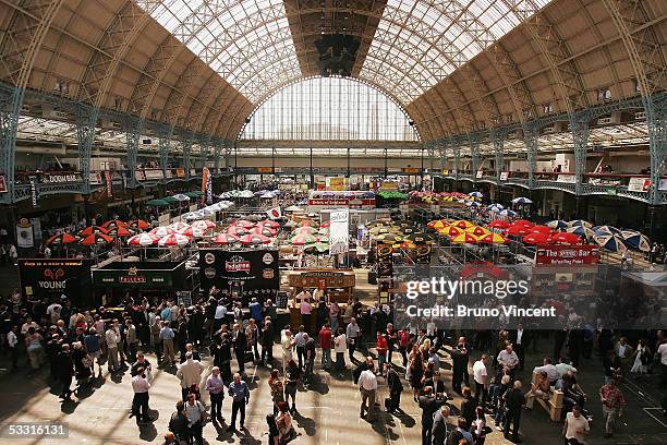 General view is seen of the Great British Beer Festival, August 2, 2005 in London. The annual Great British Beer Festival celebrates beer from around...