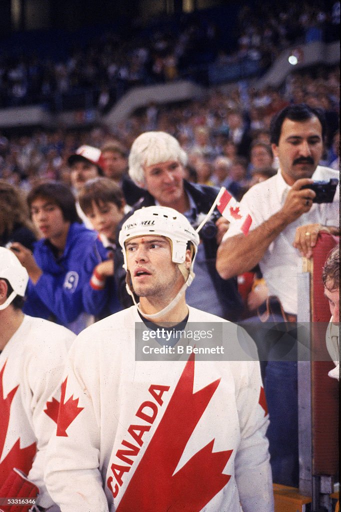 Alex Messier Canadian professional hockey player Mark Messier, center for Team ...