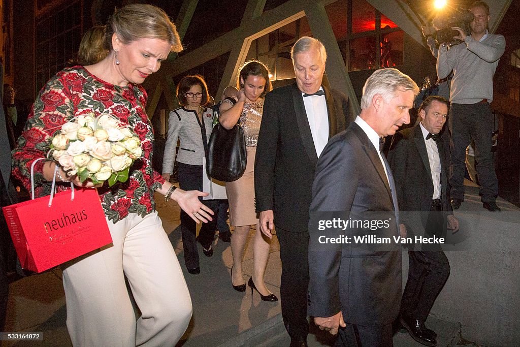 Ass. HLN: King Philippe and Queen Mathilde attend the 8th Gala of the Foudation King Baudouin