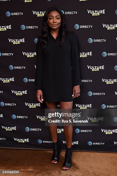 Actress Patina Miller attends the Vulture Festival Opening Night Party sponsored by DirecTV at The Top of The Standard on May 20, 2016 in New York...