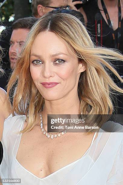 Vanessa Paradis attends a screening of "The Last Face" at the annual 69th Cannes Film Festival at Palais des Festivals on May 20, 2016 in Cannes,...