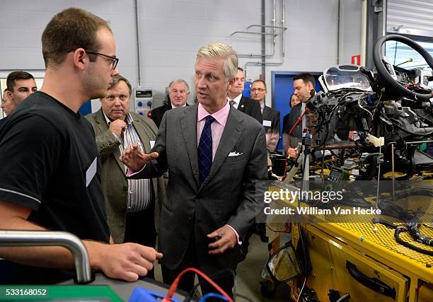 - Le Roi Philippe en visite de travail en Communauté Germanophone. Cette visite sera consacrée principalement à la formation en alternance et aux...