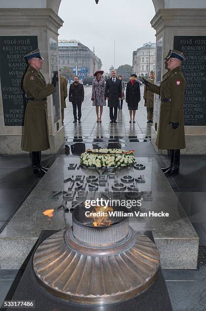 - Visite d'Etat du Roi Philippe et de la Reine Mathilde a la Republique de Pologne - Staatsbezoek van Koning Filip en Koningin Mathilde aan de...