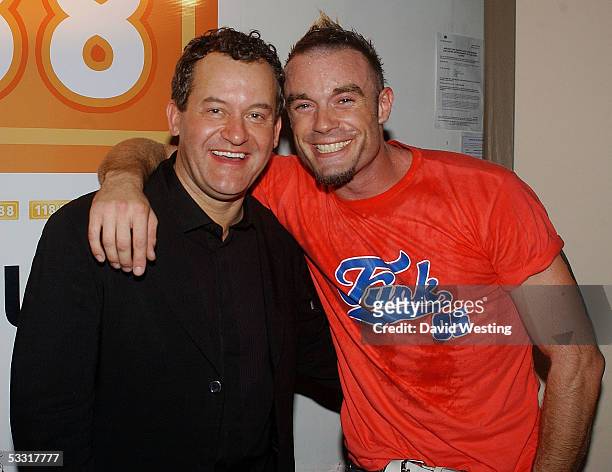 Paul Burrell and Fran Cosgrove attend the 118 888 launch party celebrating the new directory enquiries phone number at Wardour Street August 1, 2005...