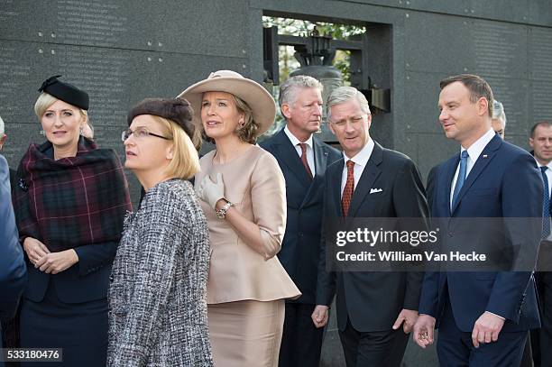 - Visite d'Etat du Roi Philippe et de la Reine Mathilde a la Republique de Pologne - Staatsbezoek van Koning Filip en Koningin Mathilde aan de...