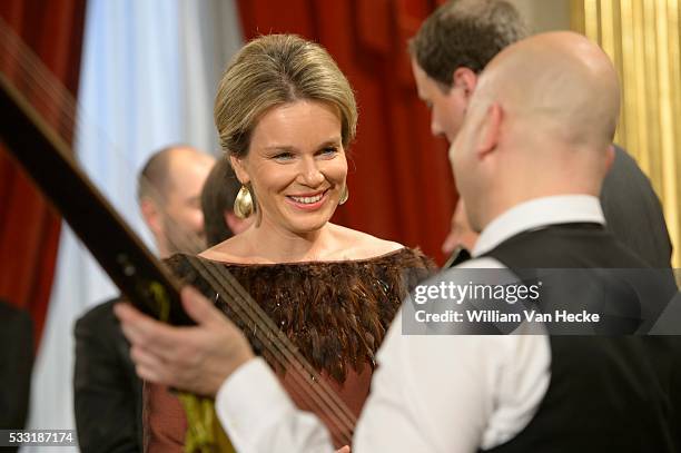 - Le Roi Philippe et la Reine Mathilde offrent un concert d'automne au Palais Royal de Bruxelles pour mettre à l'honneur des personnes et des...