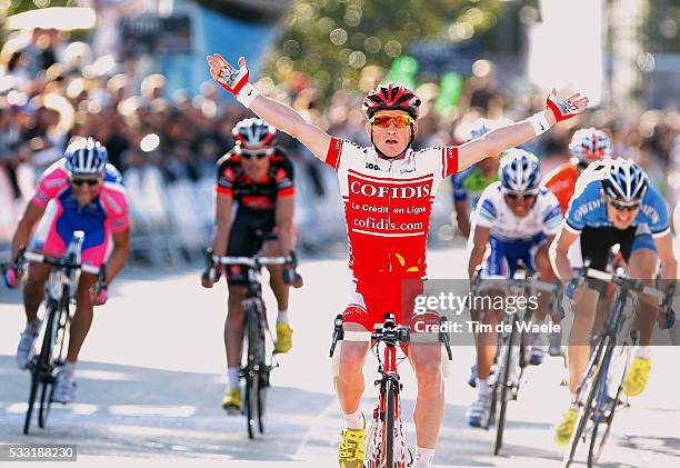 Volta Ciclista A Catalunya / Stage 6 Arrival / Samuel DUMOULIN Celebration Joie Vreugde / El Vendrell - Barcelona / Etape Rit / Tim De Waele |...