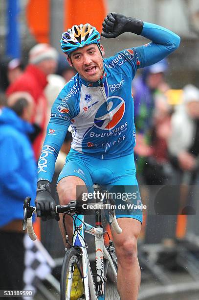 Days De Panne 2010 / Stage 2 Arrival / Sebastien TURGOT Celebration Joie Vreugde / Zottegem - Sint-Idesbald / 3 Daagse / 3 Jours / Etape Rit / Tim De...