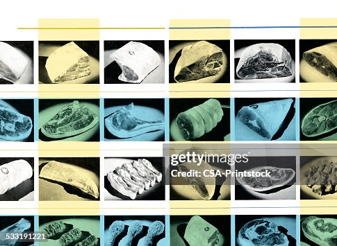 Meat pattern Meat pattern