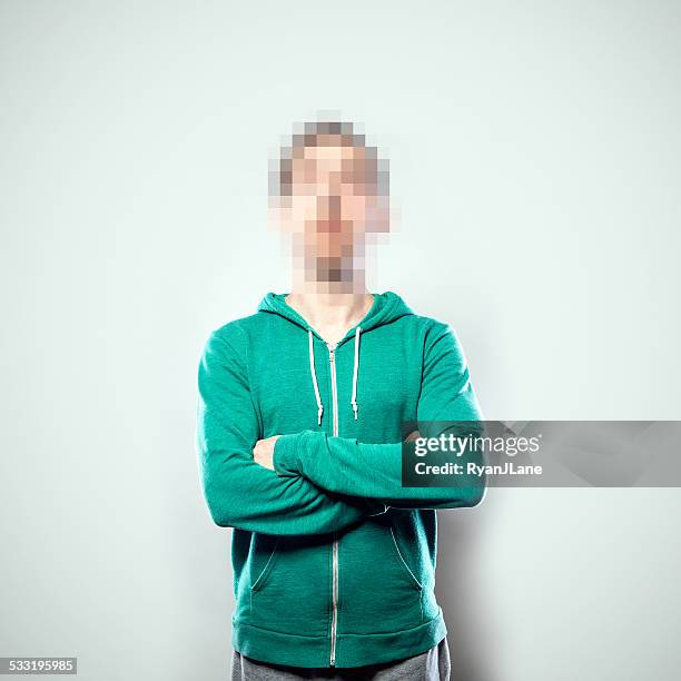 pixel people series - identity protection stock pictures, royalty-free photos & images