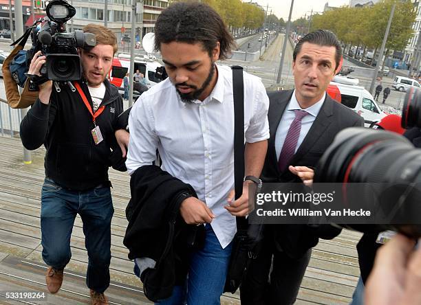 Antwerpen 29 / 09 / 2014 Ouverture du procès de la filière SHARIA4BELGIUM avec témoignage de Jejoen Bontinck, ancien combattant djihadiste en Syrie....