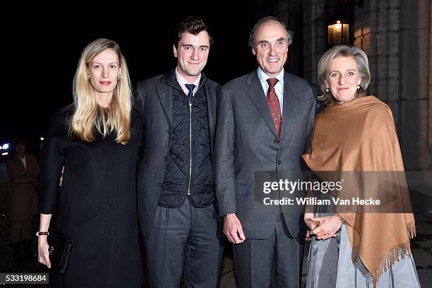 - La Princesse Astrid et le Prince Lorenz assistent à une réception à l'occasion de la cessation d'activités de Roll Back Malaria. La Princesse...