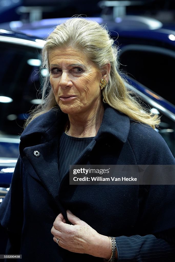 Visit of Princess Lea to the 94th European Motor Show Brussels