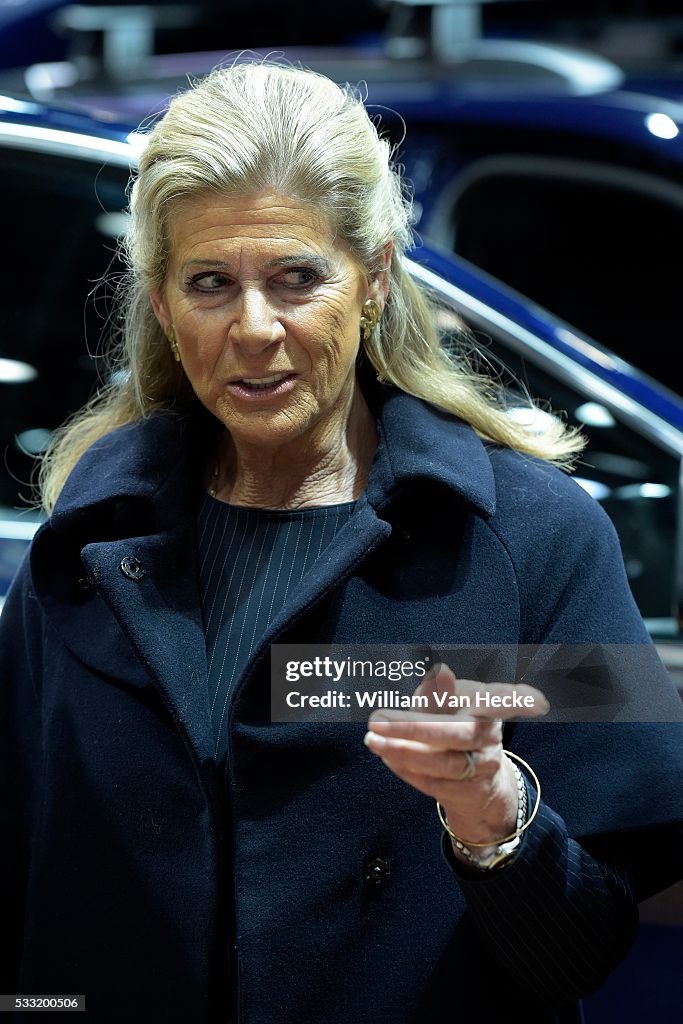 Visit of Princess Lea to the 94th European Motor Show Brussels