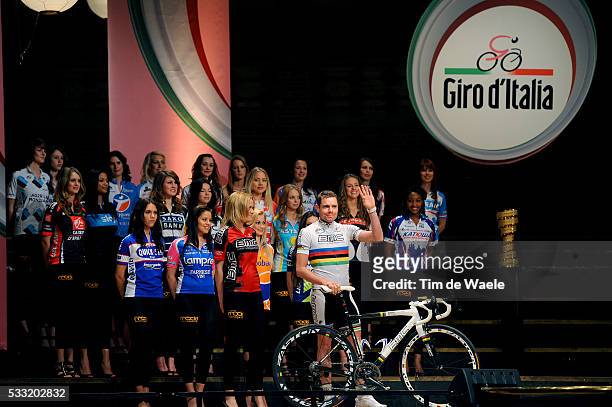 93th Giro d'Italia 2010 / Presentation Team BMC Racing / Cadel EVANS / Yolanthe CABAU van KASBERGEN / Tour of Italy / Ronde van Italie / Presentatie...