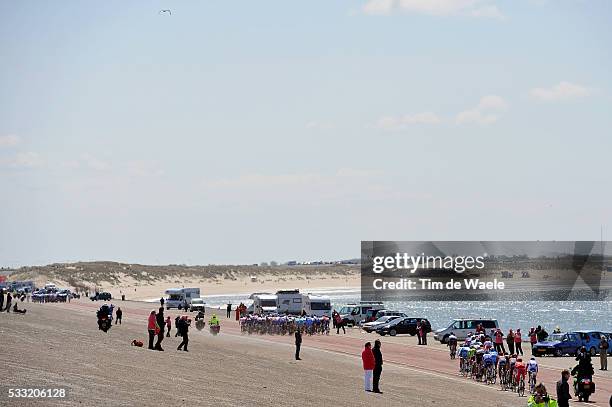 93th Giro d'Italia 2010 / Stage 3 Illustration Illustratie / Peleton Peloton / North Sea Noordzee Mere du Nord / Zeeland / Landscape Paysage...