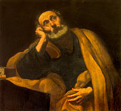 Seville - saint Peter the Apostle paint