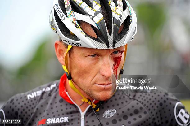 Tour of California / Stage 5 Lance Armstrong Crash Chute Val / Injury Blessure Val / Visalia - Bakersfield / Ronde/ Amgen / Rit Etape / Tim De Waele