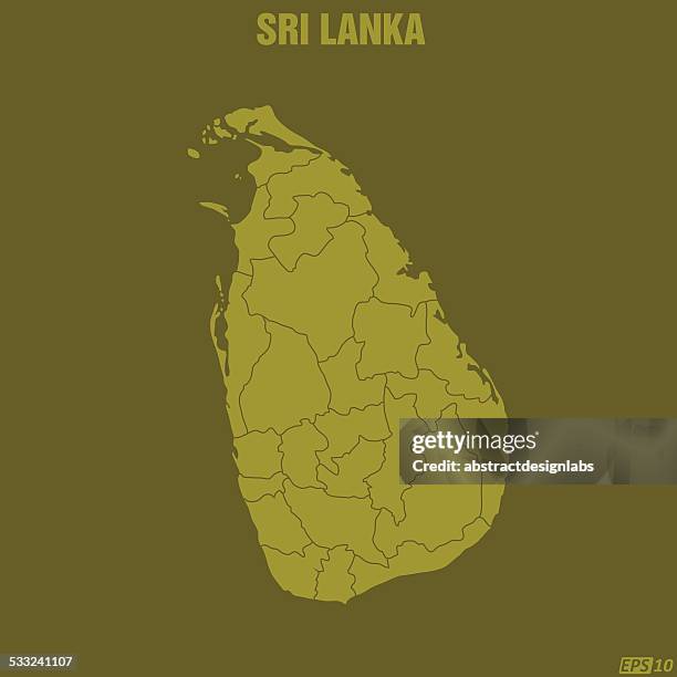 ilustraciones, imágenes clip art, dibujos animados e iconos de stock de srilanka mapa - países del golfo