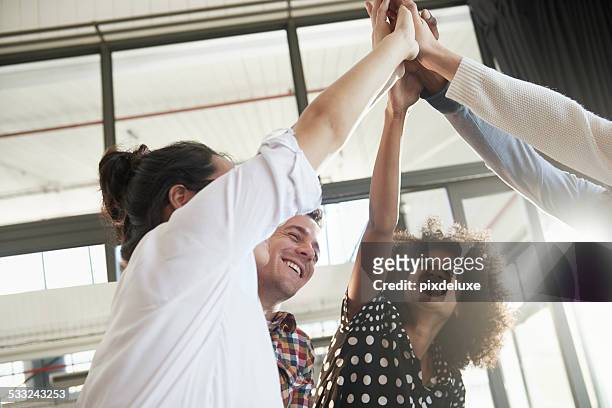 together everyone achieves more - winning stock pictures, royalty-free photos & images
