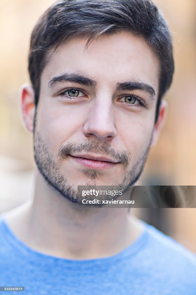 Young man's portrait