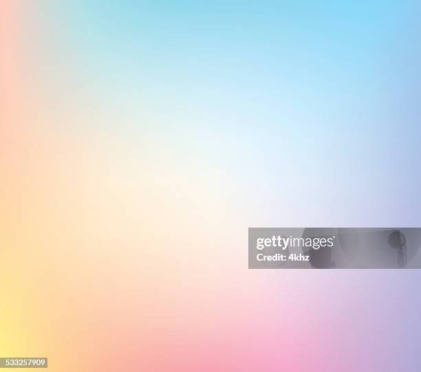 stockillustraties, clipart, cartoons en iconen met pastel defocus multi color gradient stock vector background - vignette