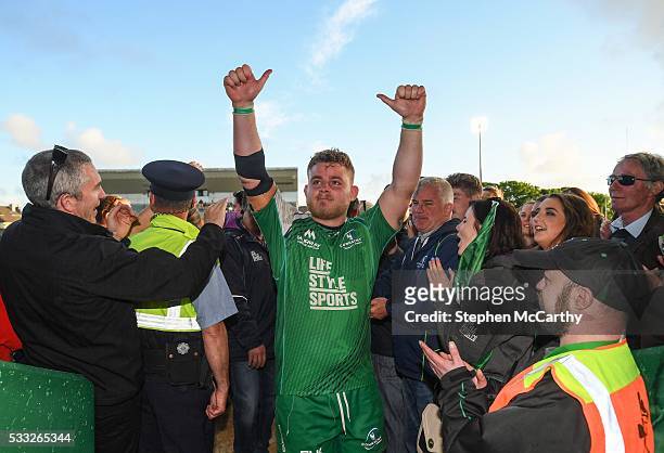 Galway , Ireland - 21 May 2016; Finlay Bealham of Connacht following the Guinness PRO12 Play-off match between Connacht and Glasgow Warriors at the...