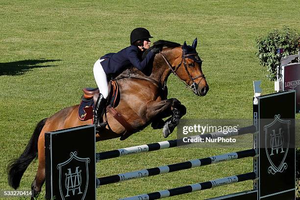 Jessica Rae Springsteen attends Global Champions Tour Horse Tournament on May 20, 2016 in Madrid, Spain.