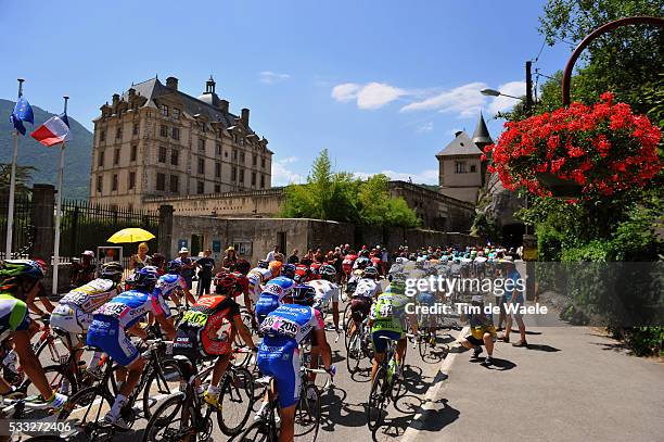 97th Tour de France 2010 / Stage 10 Illustration Illustratie / Peleton Peloton / LAFFREY Castle Chateau Kasteel / Landscape Paysage Landschap /...